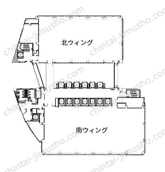 中野坂上サンブライトツインの間取図