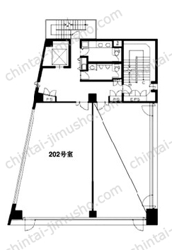 加瀬ビル1162Fの間取図