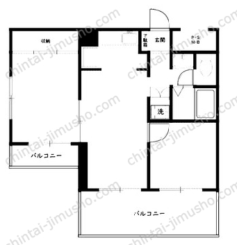 ベルメゾン池袋の間取図