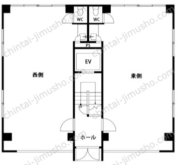 滝上ビルの間取図