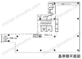 京橋創生館6階の間取図