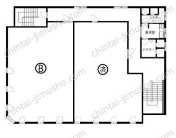 第一スゴービル3階の間取図