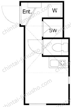 ココパレスの間取図