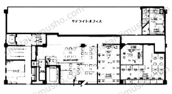 新東陽ビル／ハローオフィス東陽町2階の間取図