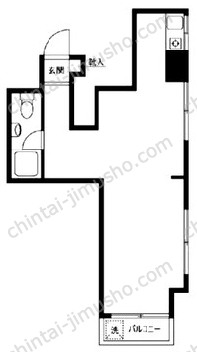 神田永谷マンション3階の間取図