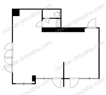 アーデルホーフ弥生町1階の間取図