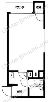 ハイツタケノの間取図