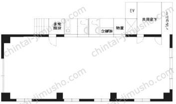 東海ビル3階の間取図