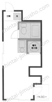ライオンズマンション横浜の間取図