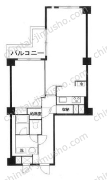 パレロワイヤル南青山4階の間取図