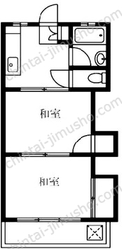 藤山レジデンス3階の間取図