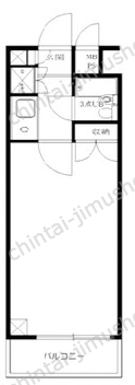 ロイヤルパレス原宿6階の間取図