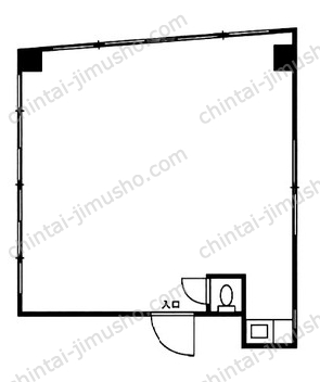 外山ビル5Fの間取図