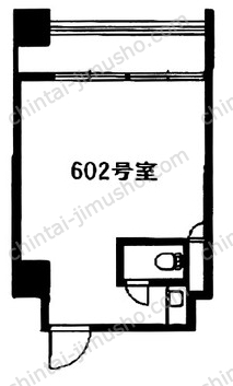 築地ホワイトビル6階の間取図