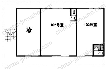 星野ビル1Fの間取図