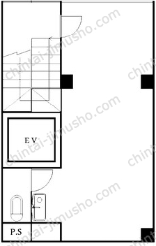 松江第一ビル1階の間取図