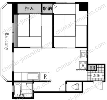 メゾンブラン田端の間取図