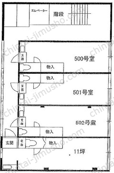TOC ANNEX5階の間取図