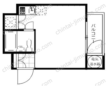 後楽園ビューハイツ8階の間取図
