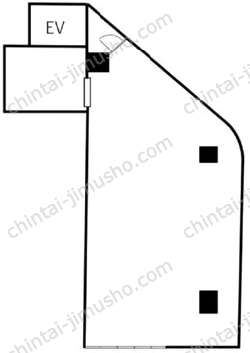 パインフィールドビル3階の間取図