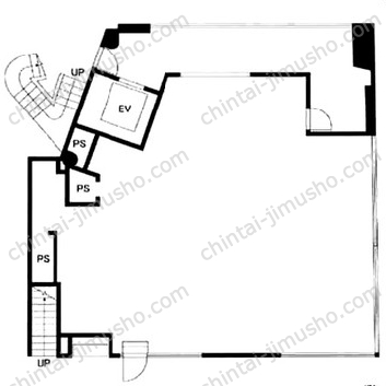 ランドコム麻布台1階の間取図