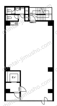 T・CSビル5階の間取図