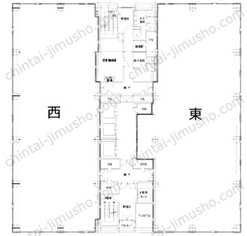 大崎ニューシティ4号館／新大崎勧業ビル20階の間取図
