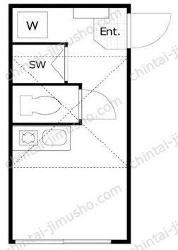 ココパレスの間取図