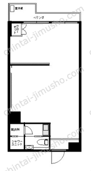 朝日九段マンションの間取図