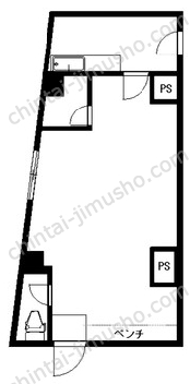 カルム学芸大1階の間取図