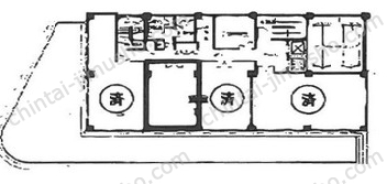 川越駅前ビルの間取図