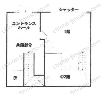KSビル第21階の間取図