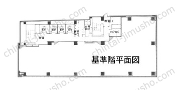 秋葉原フコク生命ビル4階の間取図