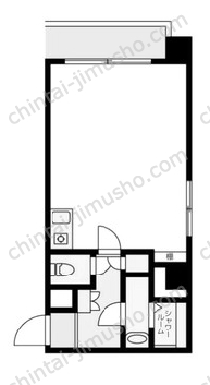 藤和芝コープ6階の間取図