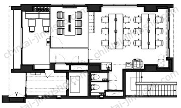 KITEN岩本町1Fの間取図
