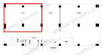 斎藤ビルヂングの間取図