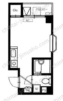M2KステージⅢ3階の間取図