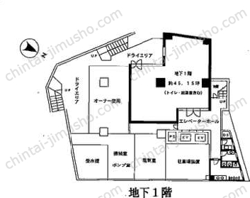 スカイエビスビルの間取図