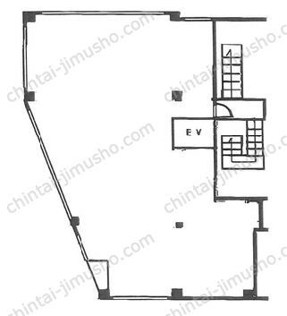 鯉江ビル2階の間取図