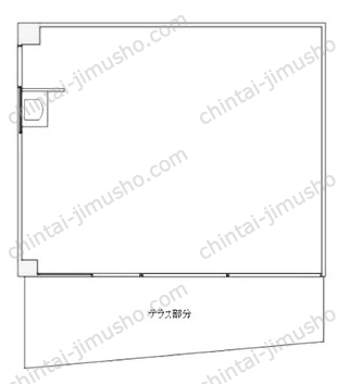 ハセガワビル1階の間取図