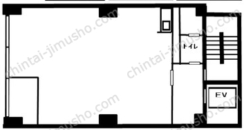 横浜フジタビル6階の間取図