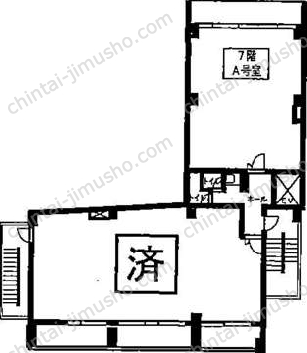 茅場町K-1ビルの間取図