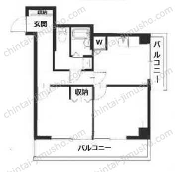 メゾン東麻布の間取図
