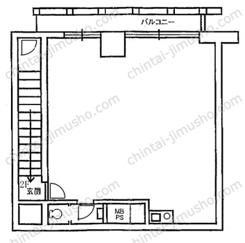 ライオンズマンション日本橋2階の間取図