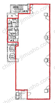 Daiwa築地ビル4階の間取図