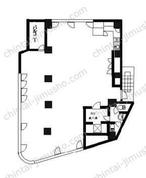 青山KYビル3階の間取図