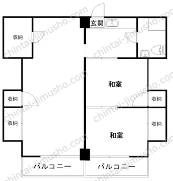 佐光ビル4階の間取図