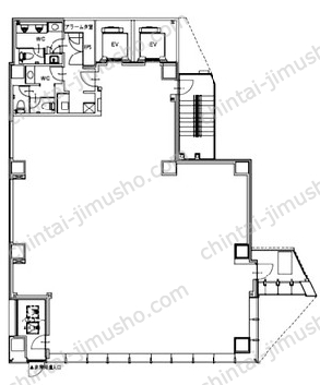 TOKYU REIT 渋谷宮下公園ビル8階の間取図