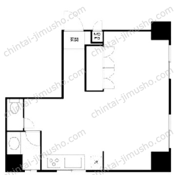 ライオンズマンション平河町の間取図