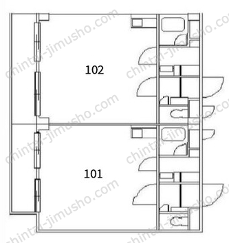 フジタマンション1Fの間取図